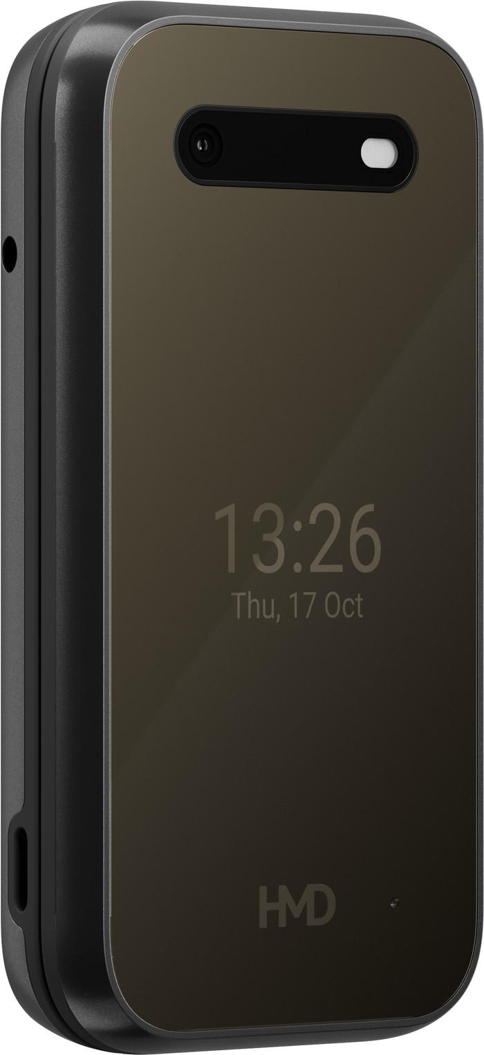 HMD 2660 Flip 128MB Schwarz vorne