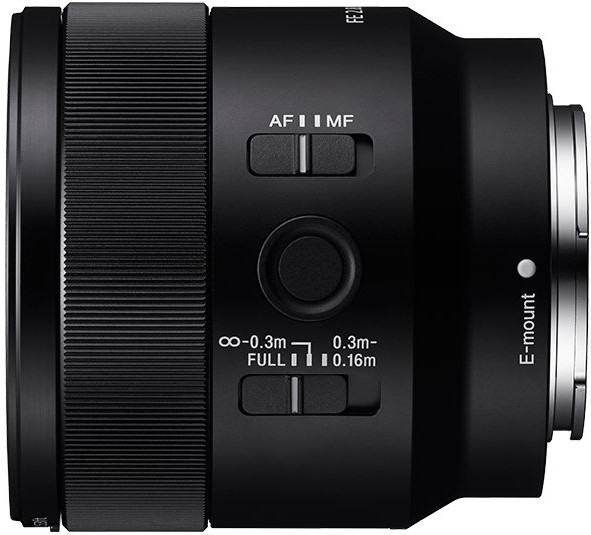 Sony FE 50 mm f/2.8 Macro linke seite