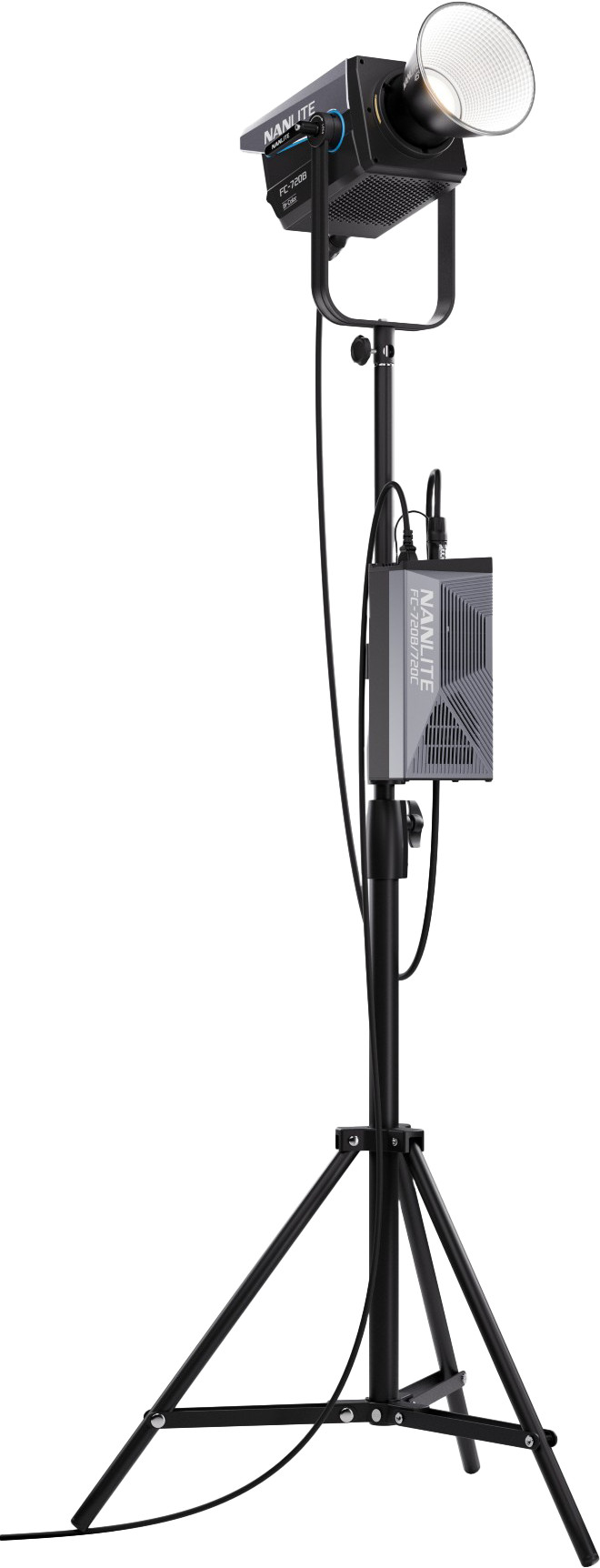 Nanlite FC-720B LED Bi-Color Spot Light left side