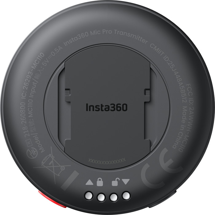Insta360 Mic Pro Sender (Graphite Black) rückseite