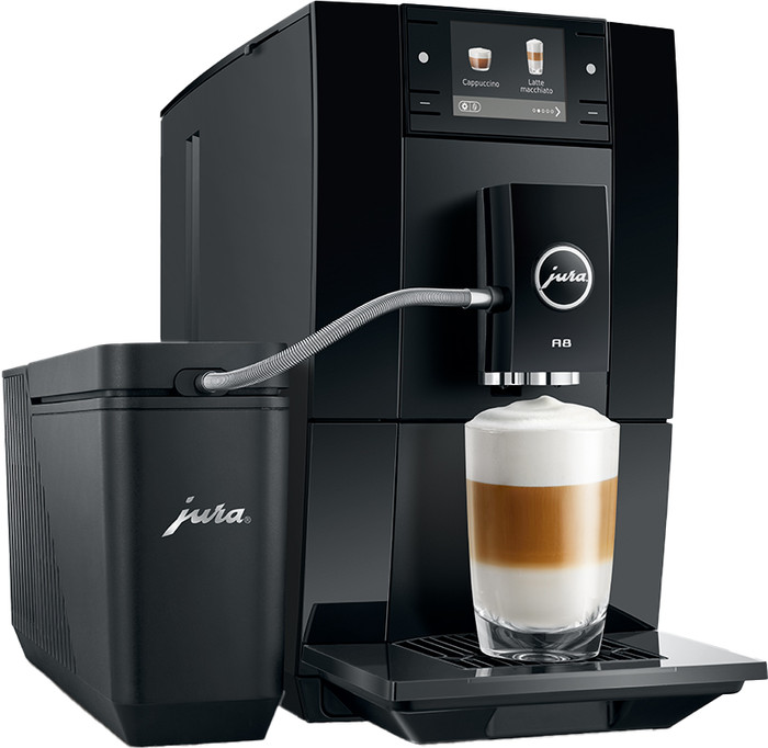 JURA A8 Piano Black (EA) linke seite