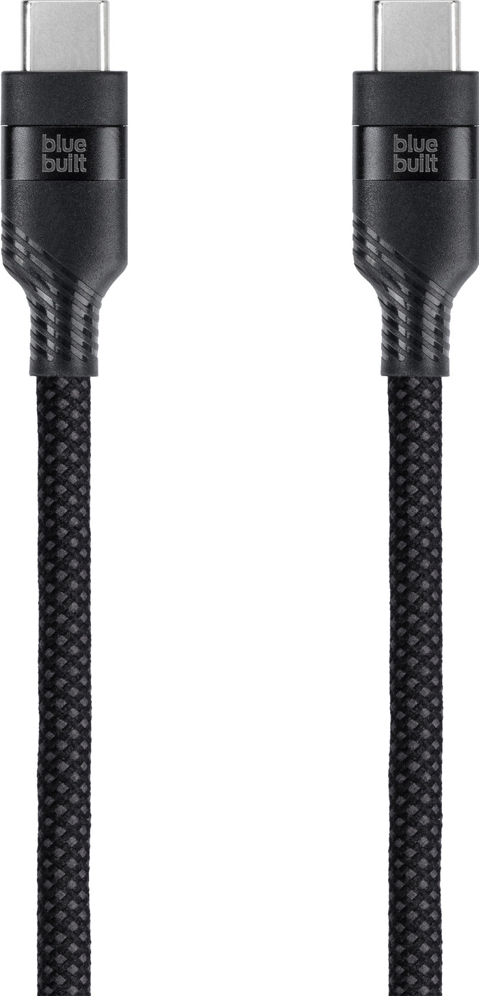 BlueBuilt USB-C-Kabel 240 W 2 m Nylon Schwarz Main Image
