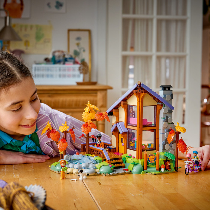 LEGO Friends Cozy Fall Forest Cabin 42705 product in use