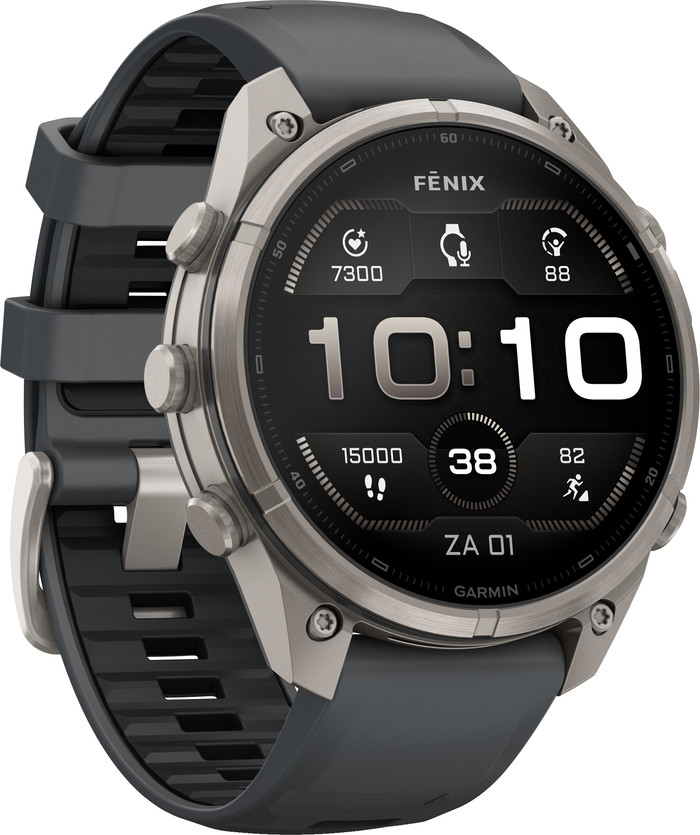Garmin Fenix 9 Pro Black 47mm left side