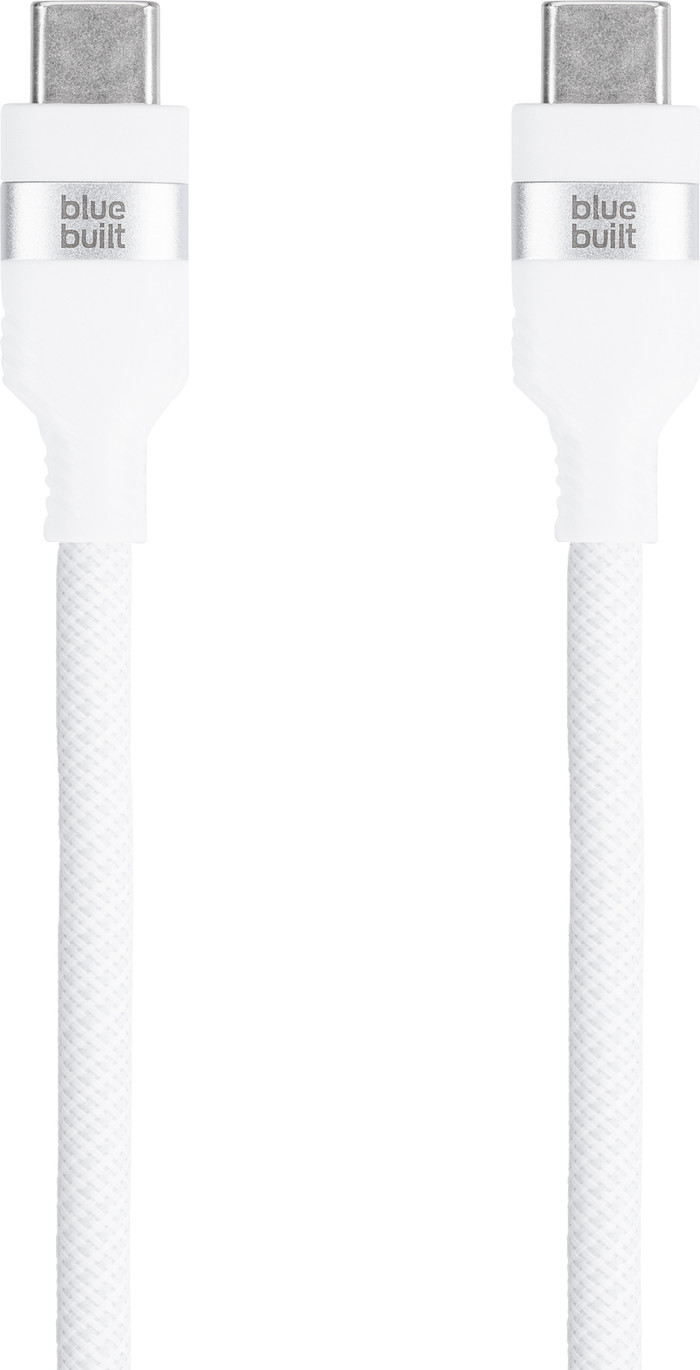 BlueBuilt USB-C Cable 240W 2m Nylon White Main Image