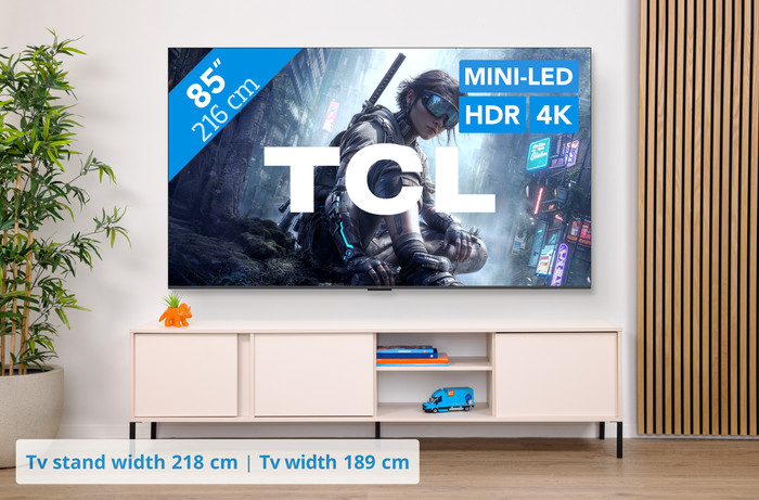 TCL QD Mini-LED 85 inches T8D (2026) visual Coolblue 1