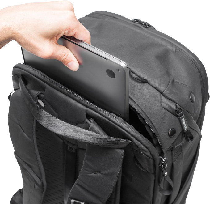 Peak Design Travel Backpack 45L v2 Black oberseite