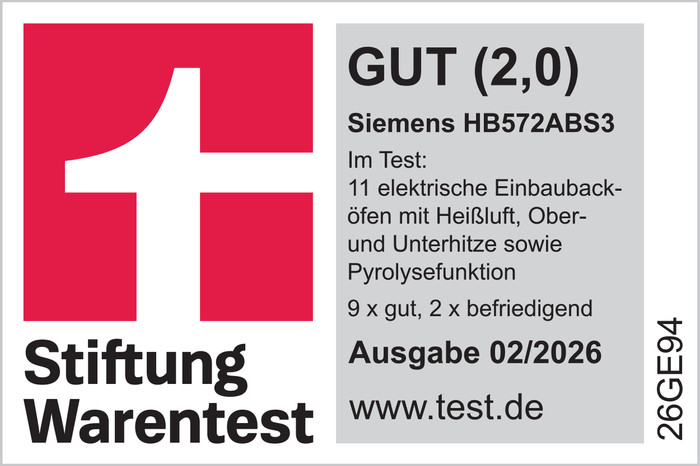 Siemens HB572ABS3 detail