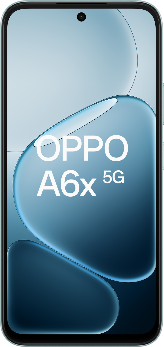OPPO A6x 128GB Blau 5G vorne
