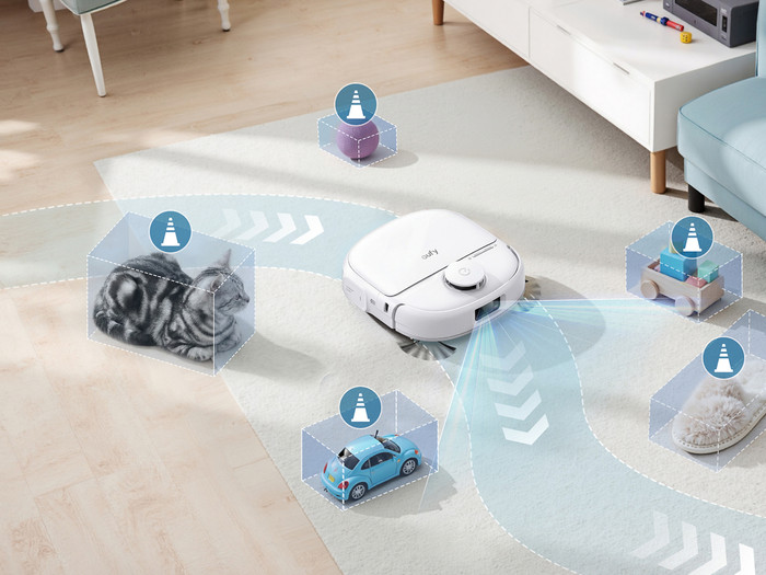 eufy Omni C28 Weiß produkt in gebrauch