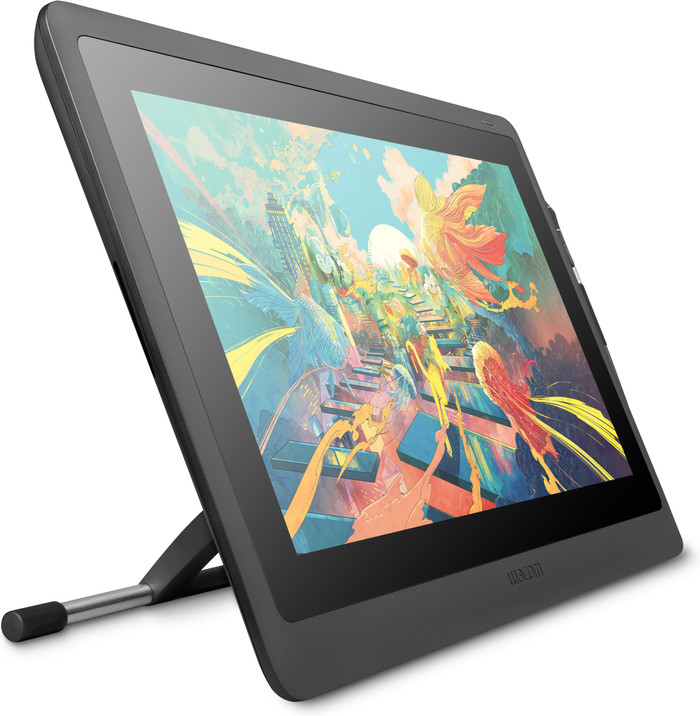 Wacom Cintiq 16 + Wacom Verstellbarer Ständer produkt in gebrauch