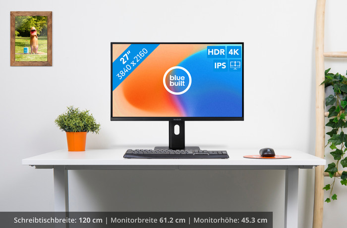 BlueBuilt 27 Zoll 4K Monitor visuelles Coolblue 1