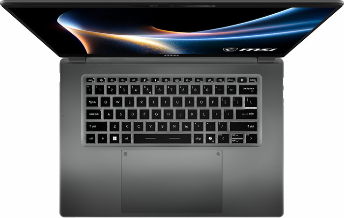 MSI Prestige 16 AI+ Copilot+ PC C3MG-236NL OLED QWERTY oberseite