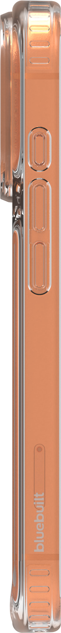 BlueBuilt Protective Backcover mit MagSafe iPhone 17 Pro Transparent + iPhone 17 Pro Panzerglas linke seite