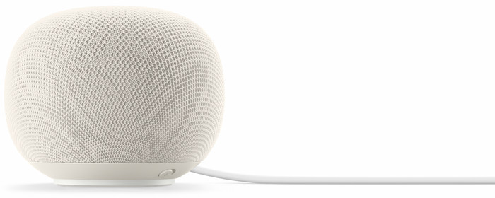 Google Home Speaker Cream left side