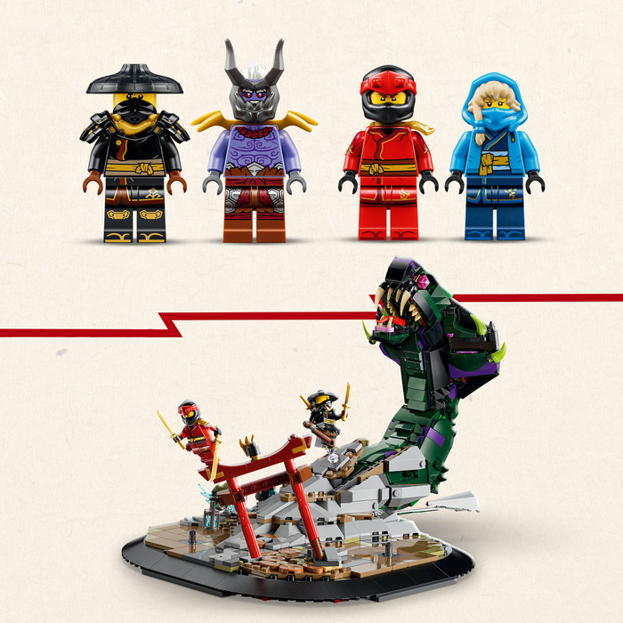 LEGO NINJAGO Ultra Dragon Battle 71872 product in use