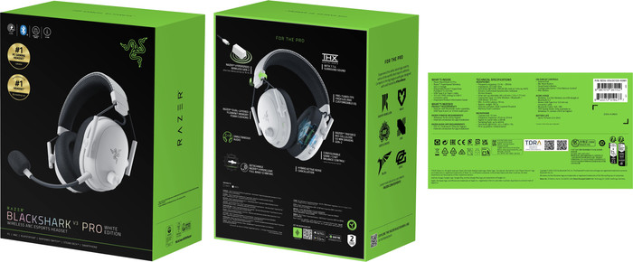 Razer BlackShark V3 Pro Wireless PC - Weiß verpackung