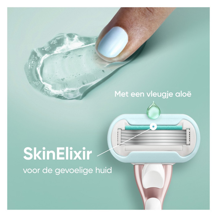Gillette Venus Deluxe Smooth Sensitive + 9 Replacement Blades visual supplier