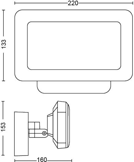 Philips Hue Discover Flutlicht White & Color für den Außenbereich null