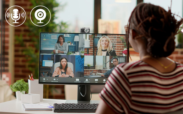 Rollei Mini Digitalkamera Schwarz produkt in gebrauch