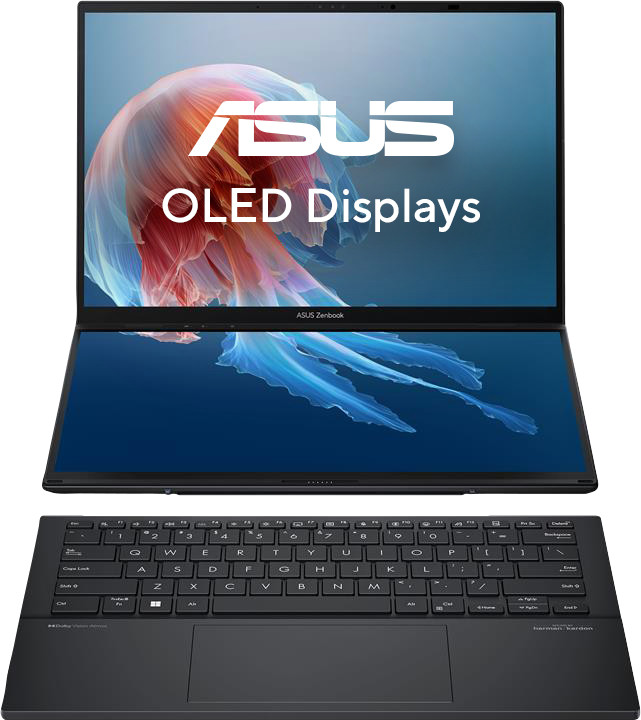ASUS Zenbook Duo OLED UX8406CA-QL263W - 14" - Intel Core Ultra 9 - 16GB RAM/1TB SSD vorne