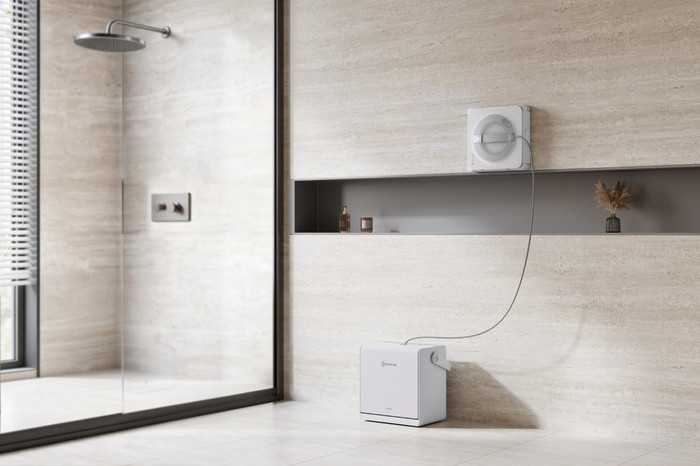 Ecovacs WINBOT W2S Pro Omni product in use
