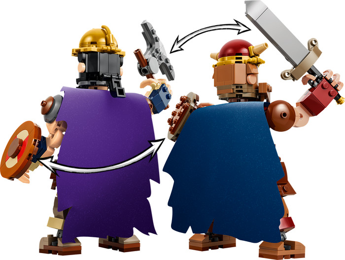 LEGO One Piece Dorry vs Brogy - Giants of Little Garden 75644 detail