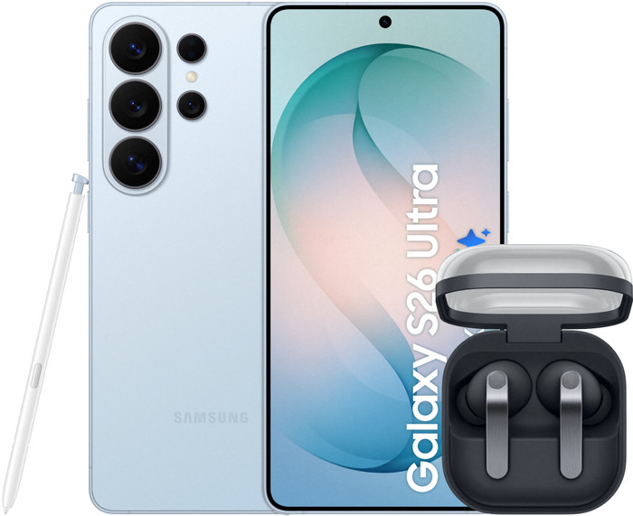 Samsung Galaxy S26 Ultra 512GB Light Blue 5G + Samsung Galaxy Buds4 Pro Black Main Image