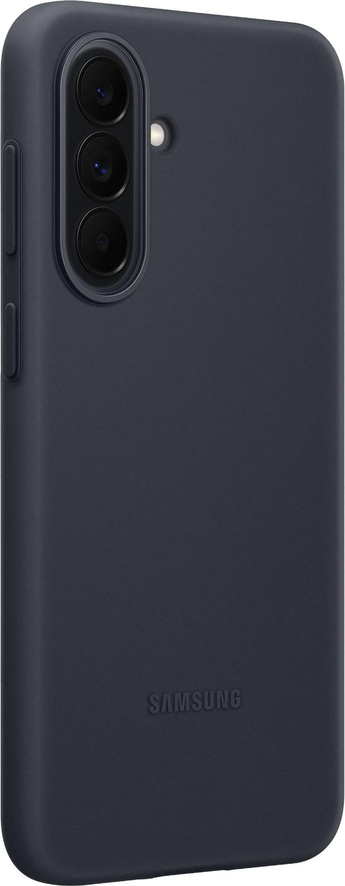 Samsung Galaxy A37 Backcover aus Silikon Schwarz rechte seite