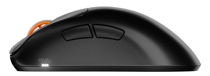SteelSeries Rival Pro WL Mini Wireless Gaming Mouse Black left side
