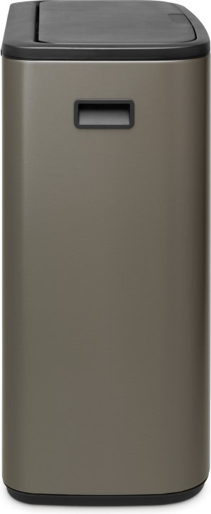 Brabantia Bo Touch Bin 2x 30L Platinum right side