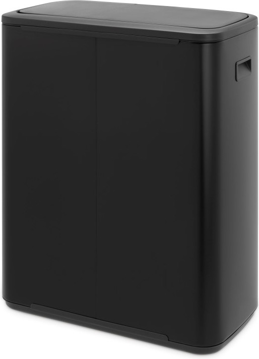 Brabantia Bo Touch Bin 60 Liter Matt Black rückseite