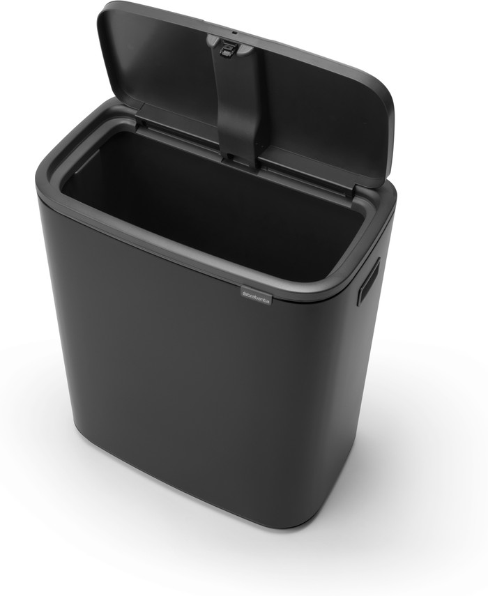 Brabantia Bo Touch Bin 60 Liter Matt Black detail
