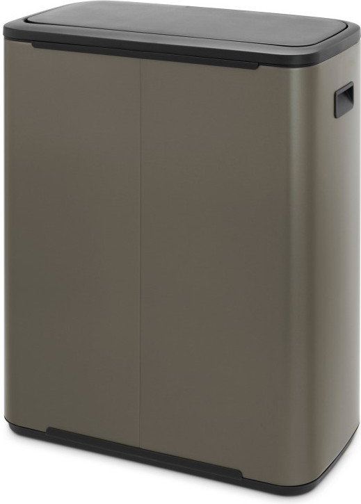 Brabantia Bo Touch Bin 60L Platinum back
