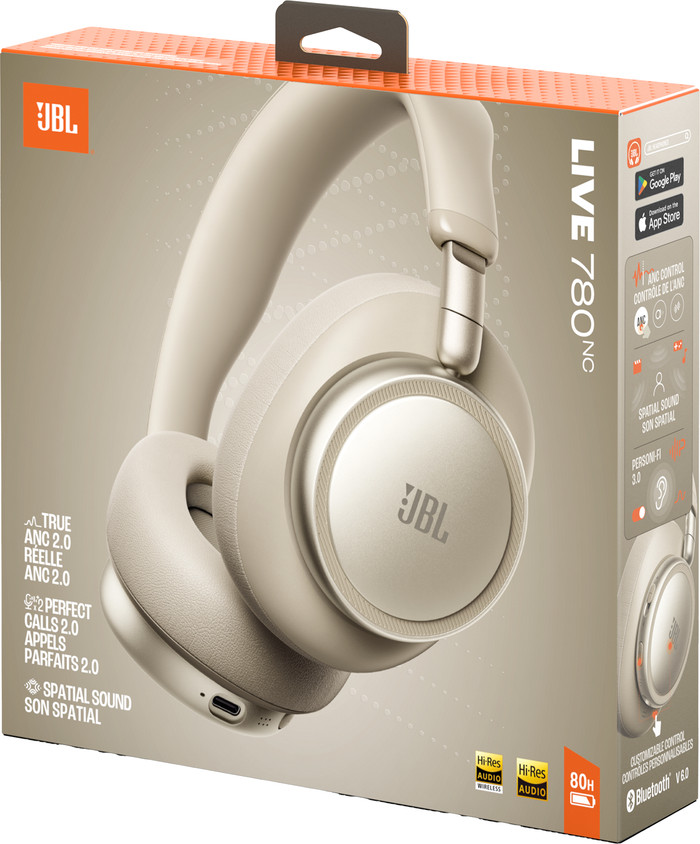 JBL Live 780NC Champagner verpackung