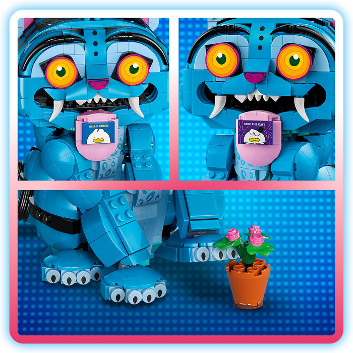 LEGO KPop Demon Hunters Der Tiger Derpy und die Elster Sussie 72537 produkt in gebrauch
