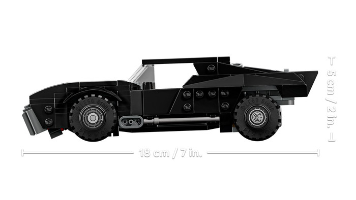 LEGO DC The Batman: Batmobil 76332 detail