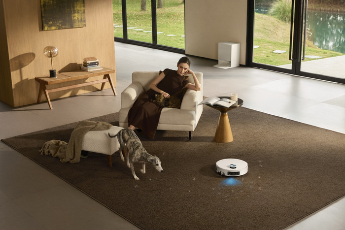Dreame X60 Pro Ultra Complete White produkt in gebrauch