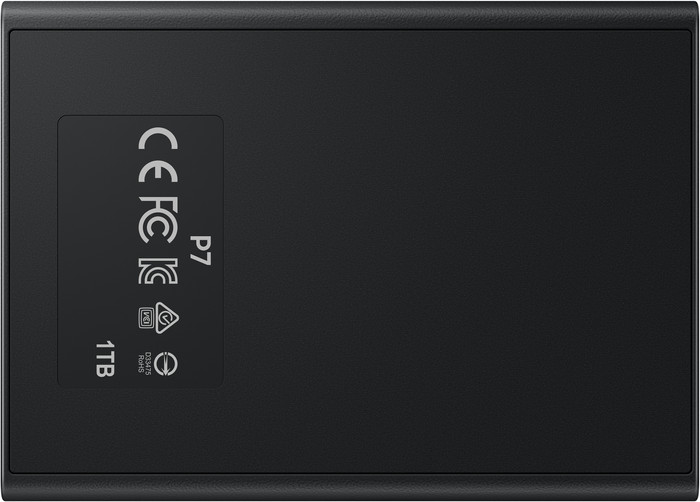 Samsung P7 Portable SSD 1 TB rückseite