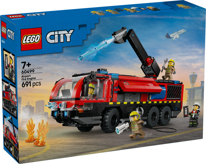 LEGO City Airport Fire Truck 60499 packaging