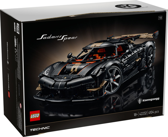 LEGO Technic Koenigsegg Sadair's Spear Hypercar 42232 verpackung