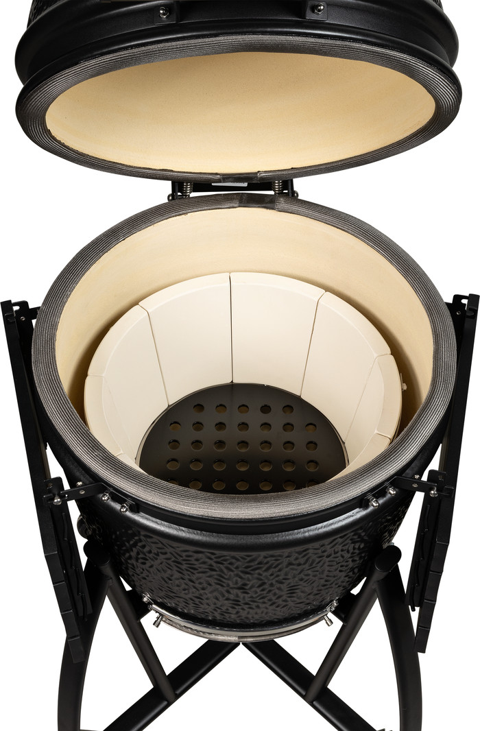 Grill Guru Prime Satin Black Medium innen