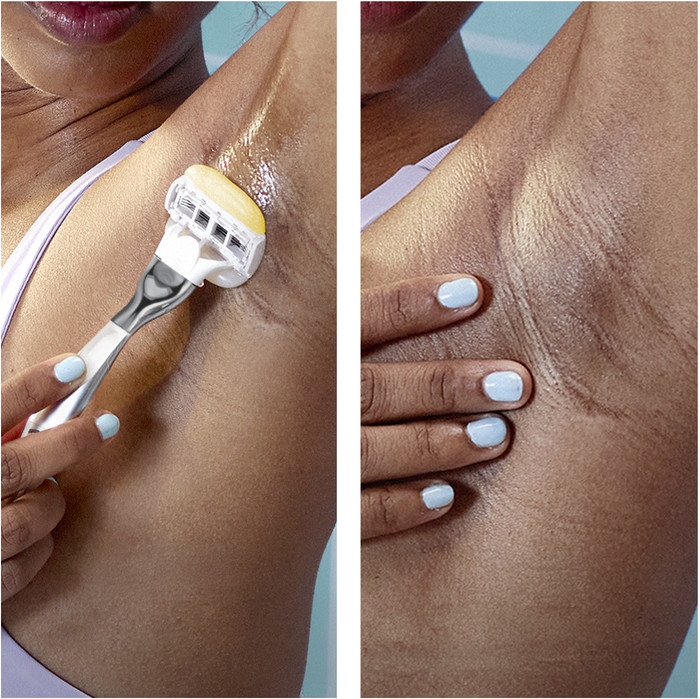Gillette Venus Pro ComfortGlide produkt in gebrauch