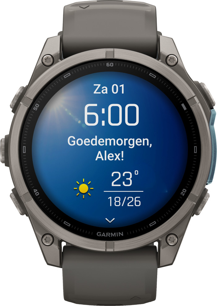 Garmin Fenix 9 Grey 47mm front