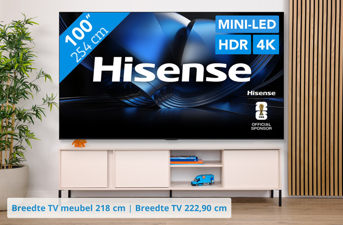 Hisense ULED 100 inches U79SE (2026) visual Coolblue 1