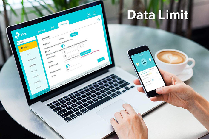 TP-Link Archer MR200 linke seite