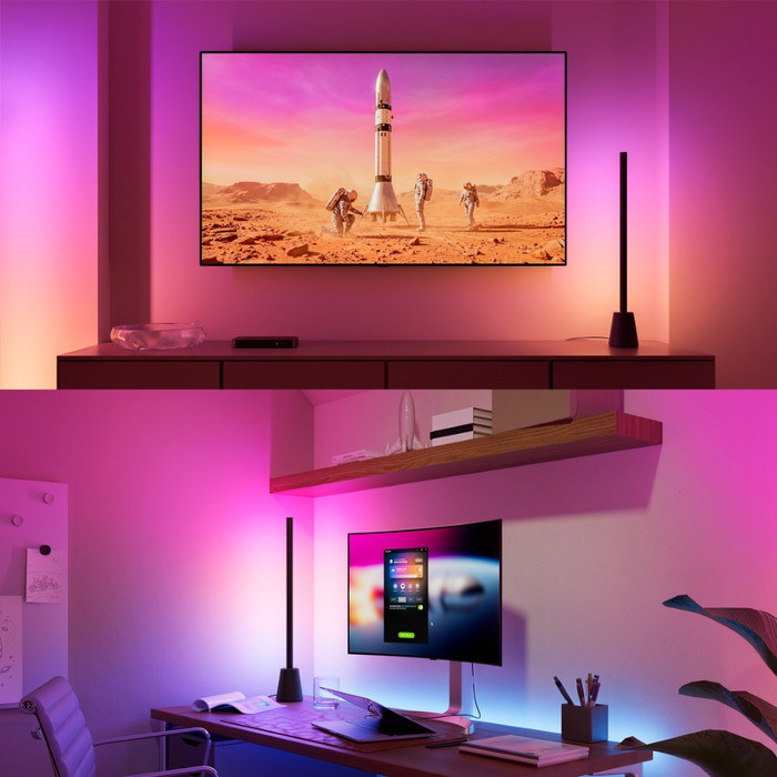 Philips Hue Play Table Lamp White and Color product in use