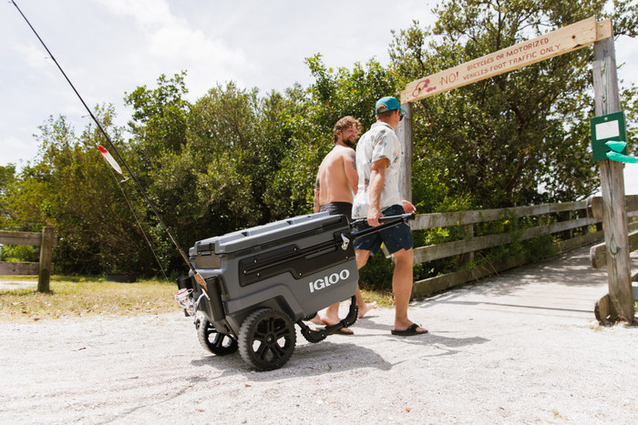 Igloo Trailmate 70QT Journey Kühlbox produkt in gebrauch
