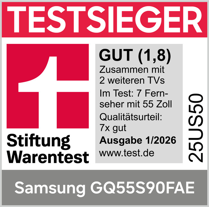 Samsung 55 inches OLED S90F 4K (2025) logo