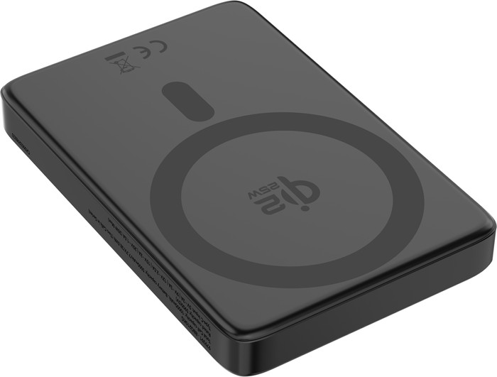 BlueBuilt Wireless Powerbank mit Qi2.2 und MagSafe 10.000 mAh mit Schnellladen 25 Watt Grau unten